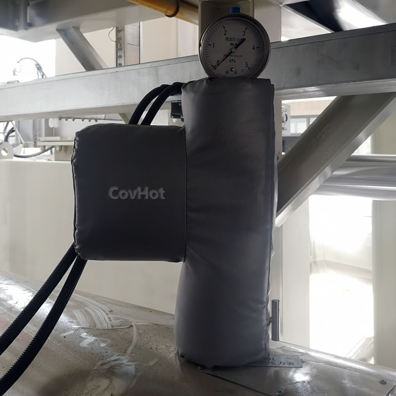 工業壓力表冬季防凍保溫套 蒸汽管路儀器儀表防凍保溫衣